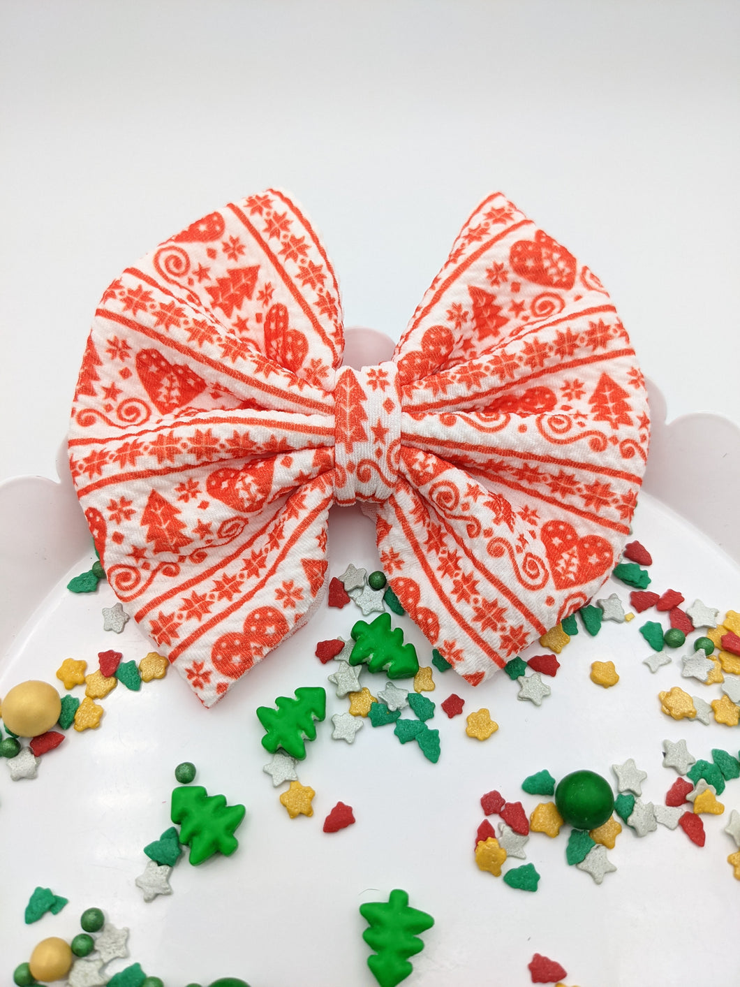 Christmas sweater bullet bow (4.5